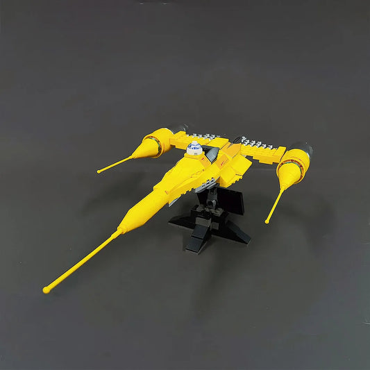 Star Wars MOC Naboo Starfighter Shuttle Bricks Toy