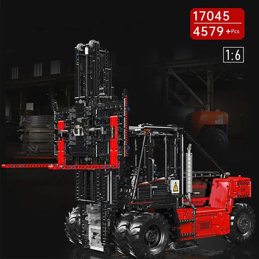 Tech Motorized Heavy Duty Forklift Truck Bricks Toy