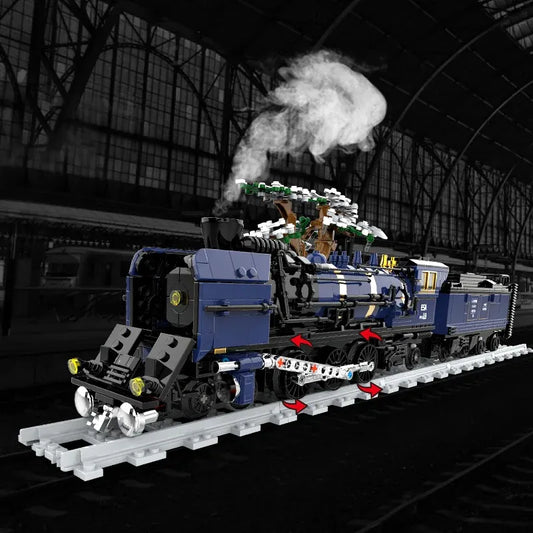 Tech Motorized Oriental Express Simulation Train Bricks Toy