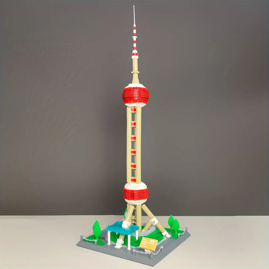 MOC 5224 Architecture Oriental Pearl Tower Bricks Toy