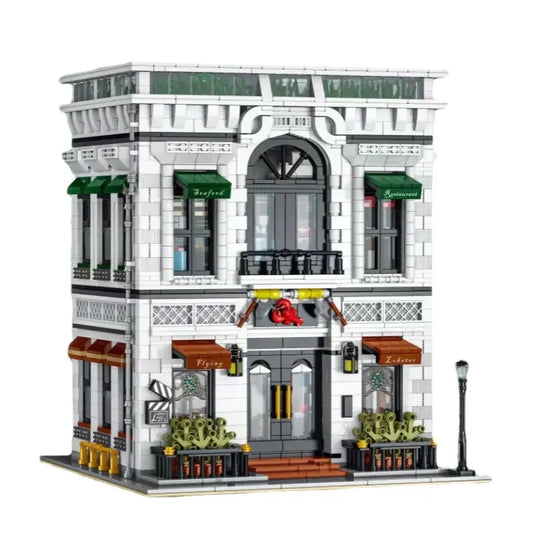 Creator Expert City MOC Seafood Restaurant Bricks Toy