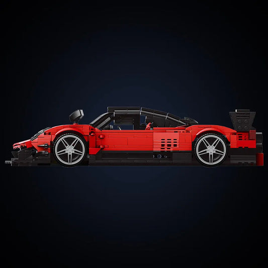 Tech MOC Supercar Pagani Zonda R Racing Car Bricks Toy