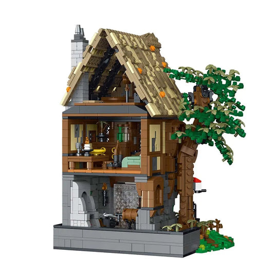 Creator Expert MOC Medieval Black Smith Bricks Toy