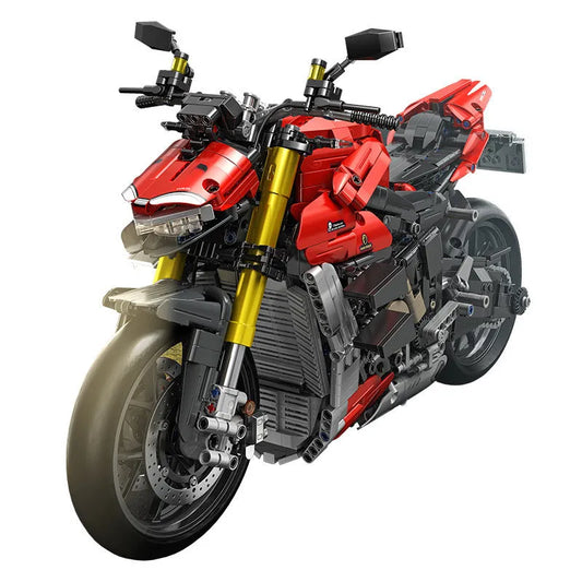 Tech MOC Ducati V4 Sport Motorcycle Bricks Toy