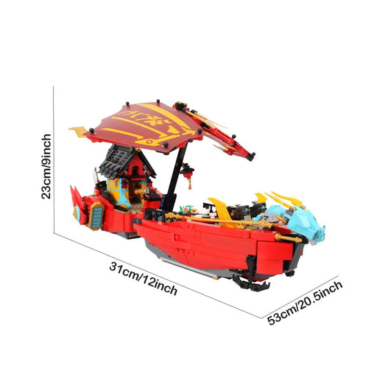 Movie Ninjago Destiny Bounty Race Against Time Bricks Toy