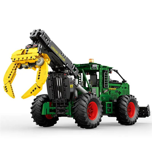 Technic MOC Motorized Log Skidder Bricks Toy