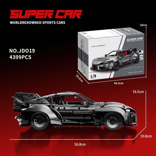 Technic MOC Toyota Supra Racing Sports Car Bricks Toy