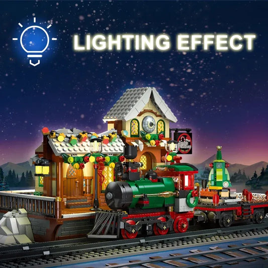Creator Expert The Railway Station At Christmas Bricks Toy
