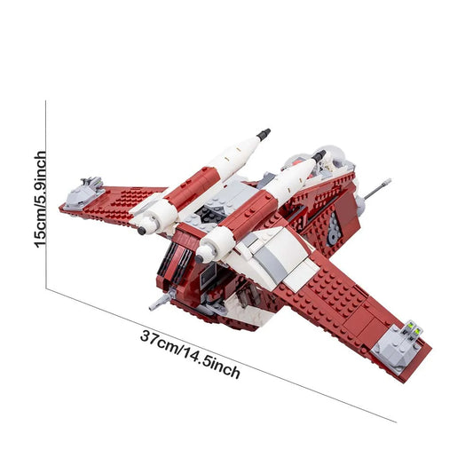 Star Wars MOC Coruscant Guard Gunship Bricks Toy
