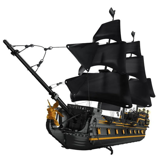 Pirates of Caribbean MOC Black Pearl Ship Bricks Toy