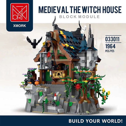 Creator Expert MOC Medieval Witch House Bricks Toy