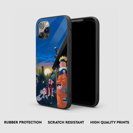 Naruto Team 7 Silicone Armored Phone Case by Anime Phone Cover