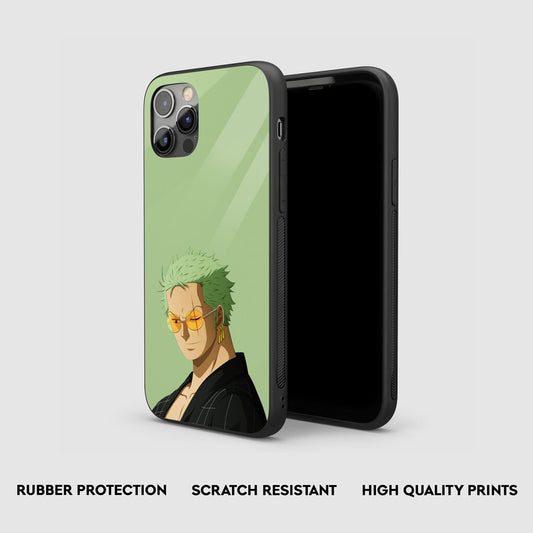 Roronoa Green Silicone Armored Phone Case by Anime Phone Cover