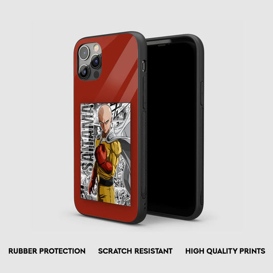 Saitama Silicone Armored Phone Case by Anime Phone Cover