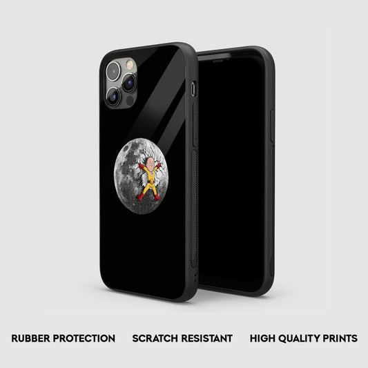 Saitama Moon Silicone Armored Phone Case by Anime Phone Cover