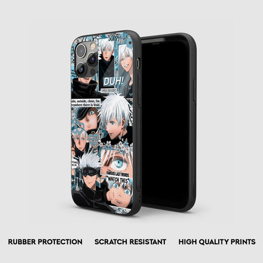 Satoru Collage Silicone Armored Phone Case by Anime Phone Cover