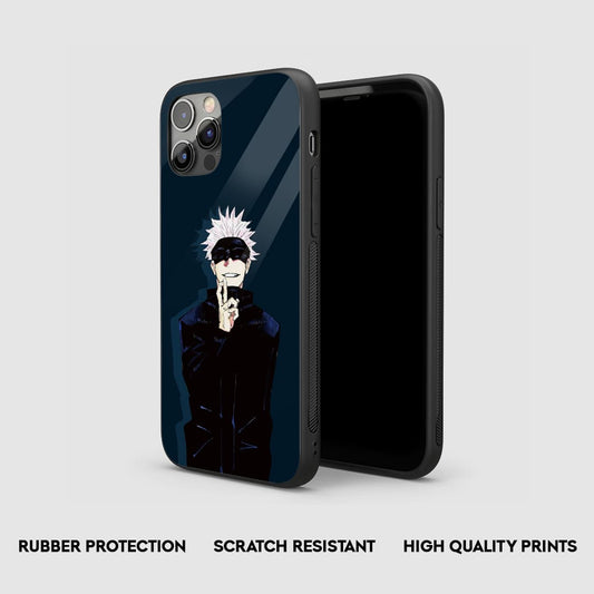 Satoru Gojo Silicone Armored Phone Case by Anime Phone Cover