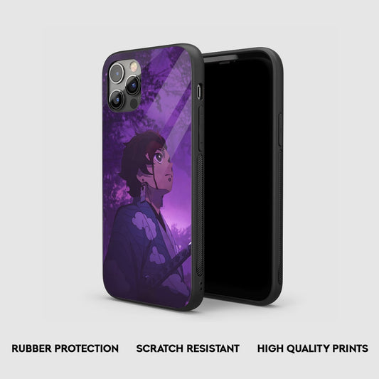 Tanjiro Aesthetic Silicone Armored Phone Case by Anime Phone Cover