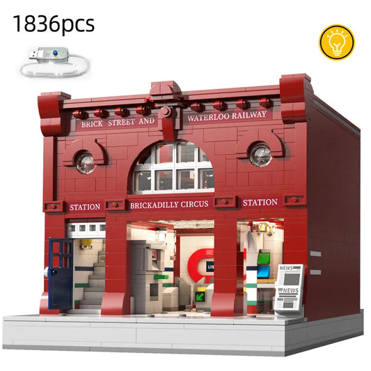 Creator Expert MOC London Underground Bricks Toy