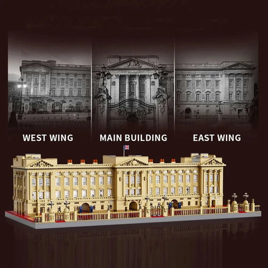 MOC Architecture Street Expert Buckingham Palace Bricks Toys