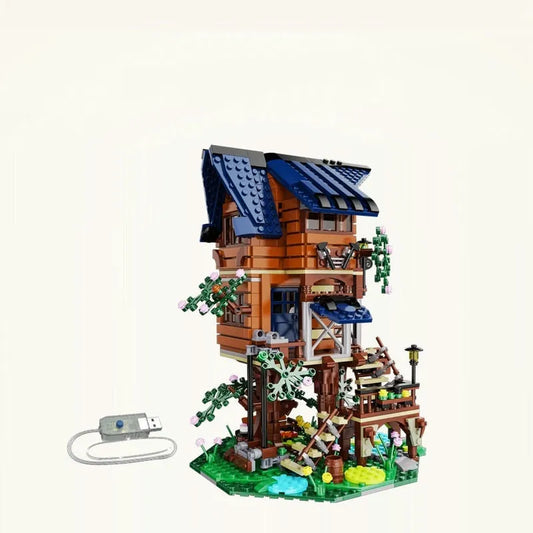 MOC Creator Expert Four Seasons Tree House Bricks Toy