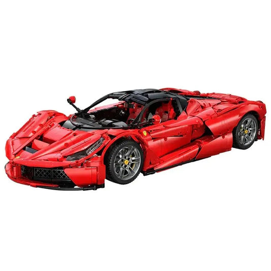 Tech MOC Ferrari Laferrari Super Racing Hyper Car Bricks Toy