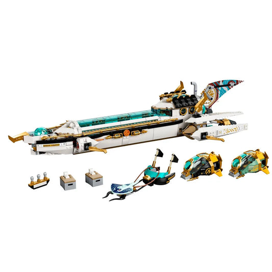 Building Blocks MOC Ninjago Hydro Bounty Ship Bricks Toy 60086