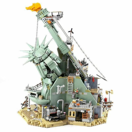 Building Blocks Welcome Apocalypseburg Statue Of Liberty Bricks Toy