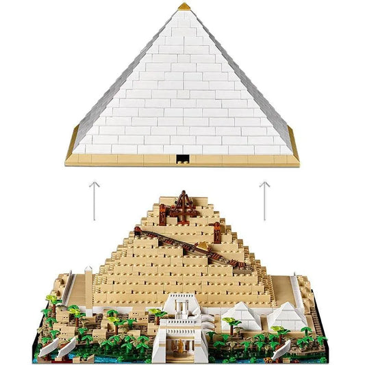City Architecture MOC The Great Pyramid of Giza Bricks Toy