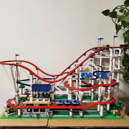 City Creator Experts MOC Roller Coaster Bricks Toys 15039