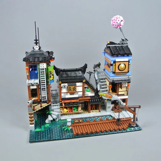 Movie MOC Expert Ninjago City Docks Bricks Toys 06083