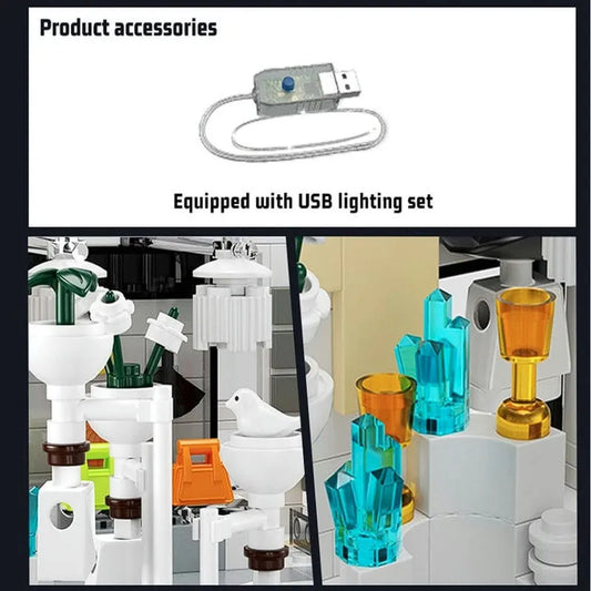 Street Expert MOC Luxury Flagship Store Bricks Toys