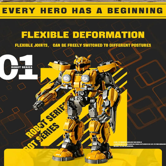 Transformers MOC Bumblebee Robot Bricks Toy 773