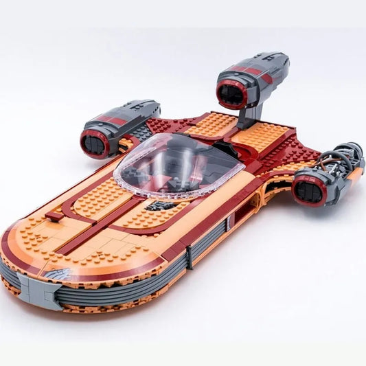 MOC UCS Star Wars Luke Skywalker's Landspeeder Bricks Toys