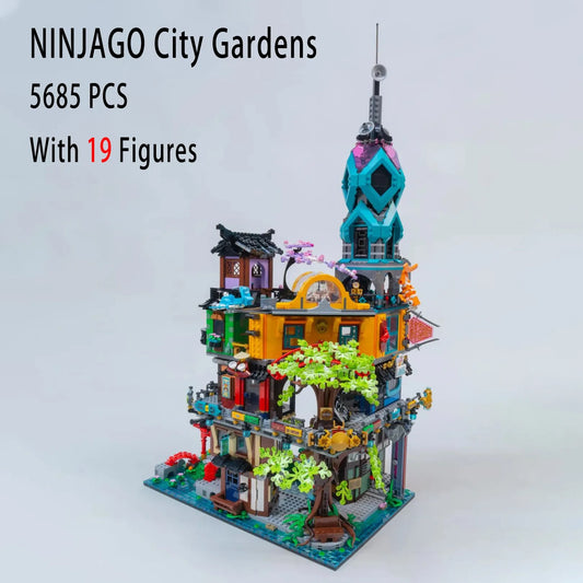 X19006 Ninjago MOC City Garden Bricks Toys