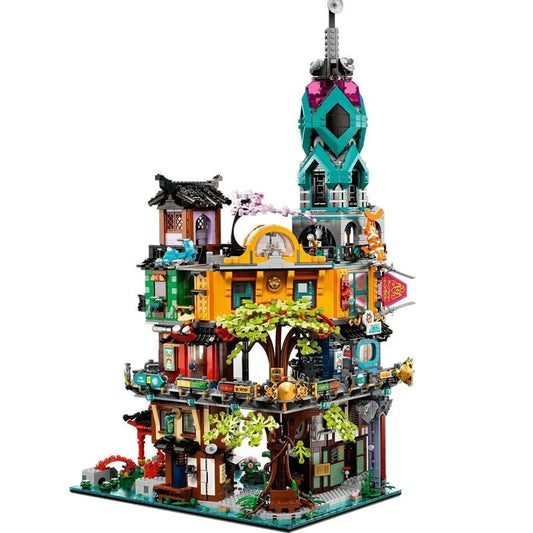 MOC X19006 Ninjago City Gardens Bricks Toy