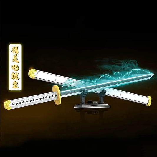 Creative MOC Demon Zoro Wado Ichimonji Sword Bricks Toy