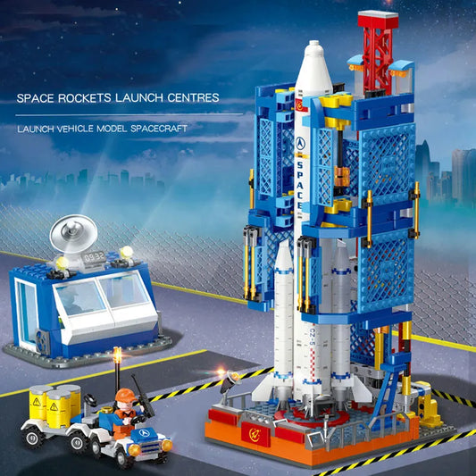 Building Block MOC Ideas Space Launch Center Bricks Toys
