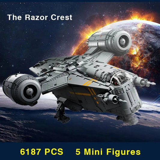 Building Block Star Wars MOC UCS Razor Crest Bricks Toy 60088