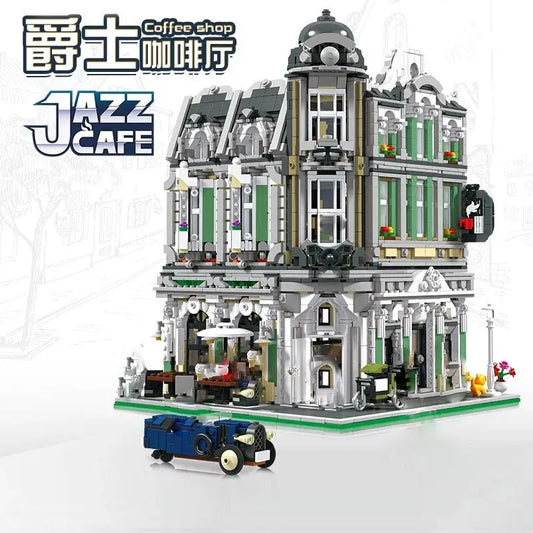 Creator MOC Expert City Corner Jazz Cafe Bricks Toy