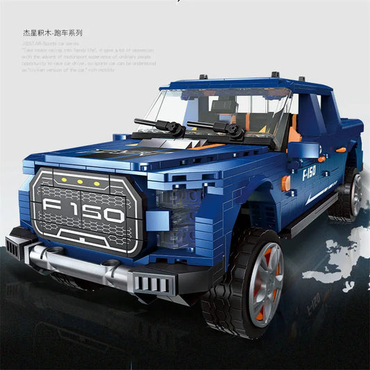 MOC Motorized RC Ford F-150 Raptor Pickup Truck Bricks Toy