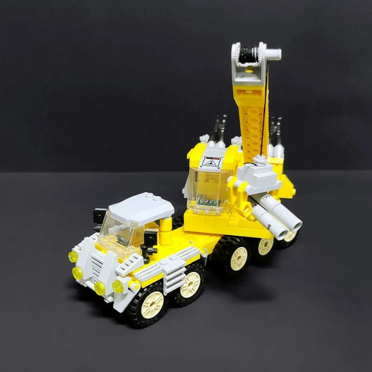 Tech MOC Titan City Crane Truck Bricks Toys 21037