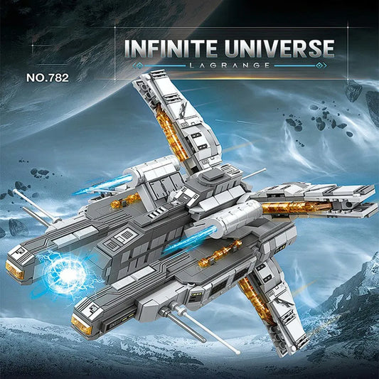 INFINITE UNIVERSE LAGRANGE Cosmic Spaceship Frigate Bricks Toys