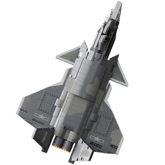 Military Aircraft J-20 Stealth Fighter Jet Bricks Toy