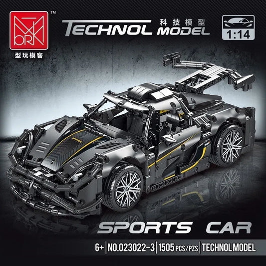 Tech MOC Koenigsegg One Racing Car Bricks Toys