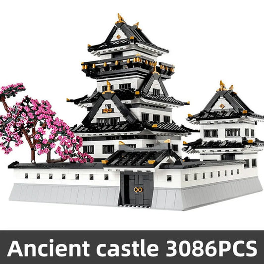 Architecture MOC View Sakura Himeji Castle Bricks Toy