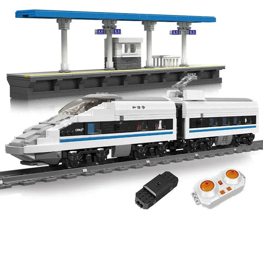 Tech RC Railway CRH380A High Speed Train Bricks Toy