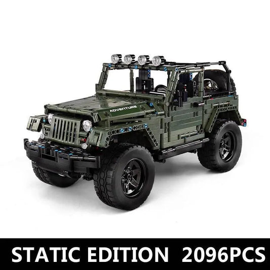Tech MOC 13124 AWD Adventure Off-Road Car Bricks Toys