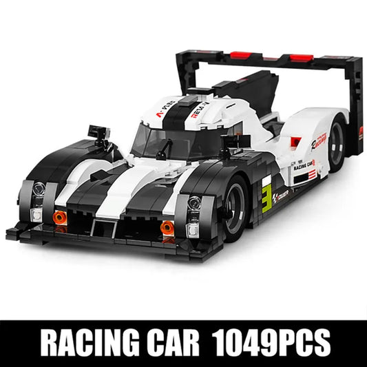 Tech MOC Porsche 919 Racing Sports Car Bricks Toy 10002