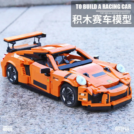 Tech MOC Porsche GT3 RS Racing Sports Car Bricks Toy 13129